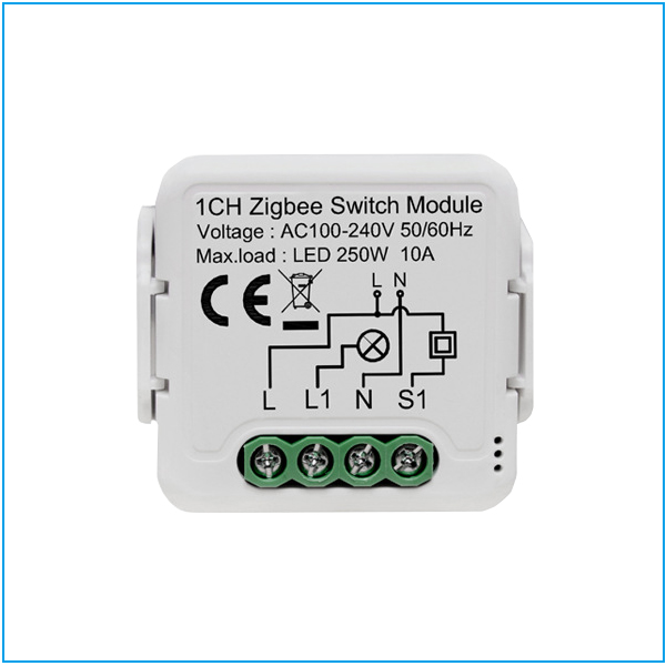 1 channel zigbee switch module smart home lighting module