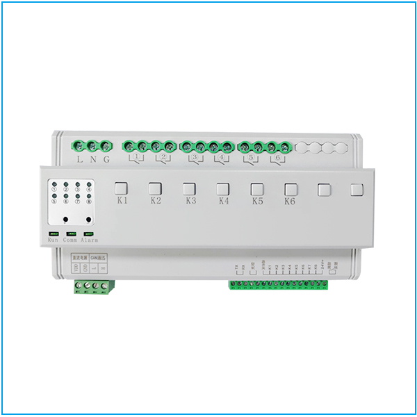 6 way intelligent lighting control module building hotel control module